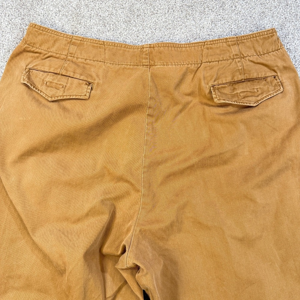 Vintage Polo Ralph Lauren Belted Pants Mens 40/32 Brown Canvas Cargo Cotton USA - Picture 9 of 16
